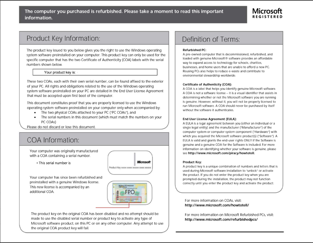 Licenza Microsoft Windows 11 Pro Retail